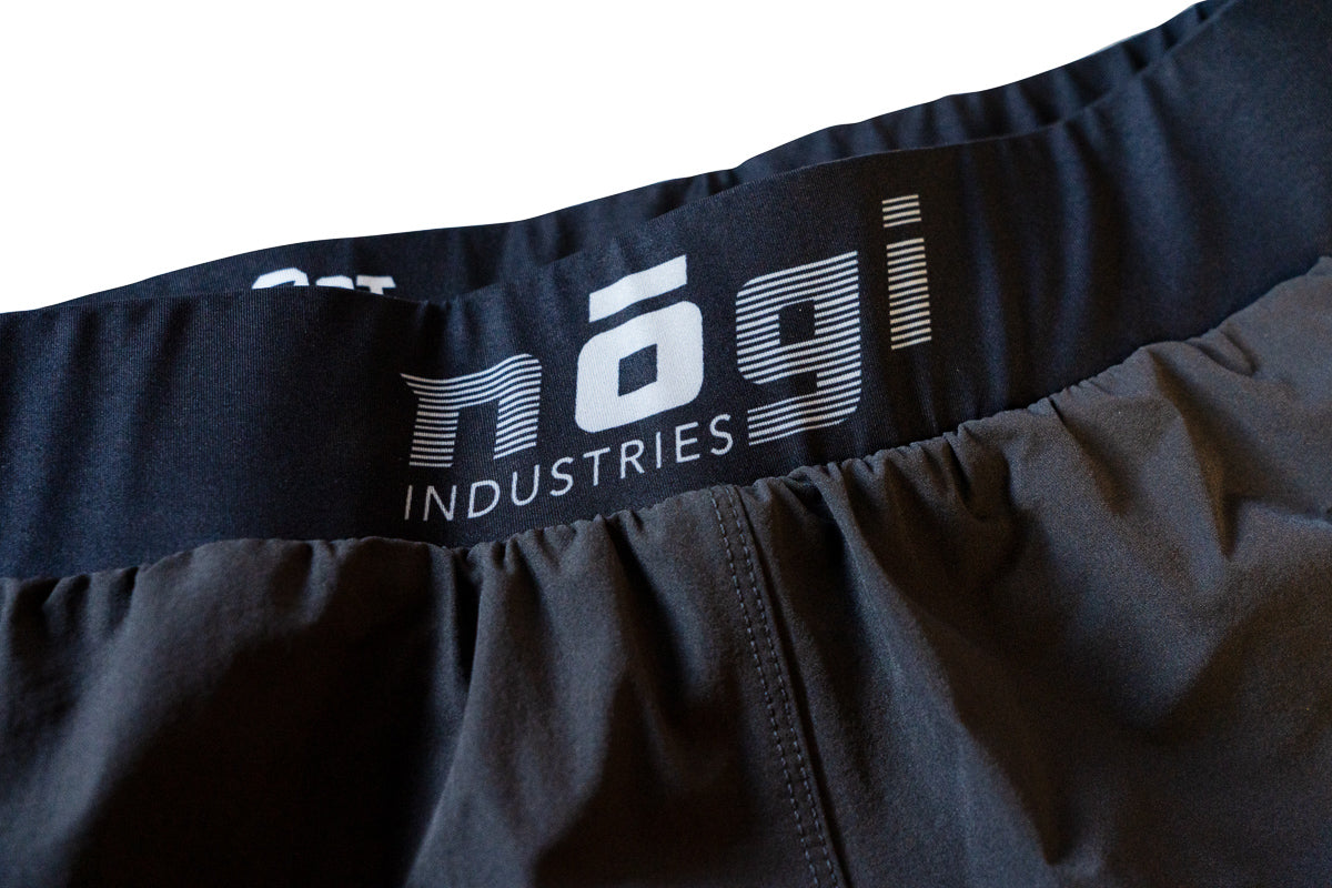 Ghost 7" Premium Lined Grappling Shorts - New Jersey Gray Belt detail