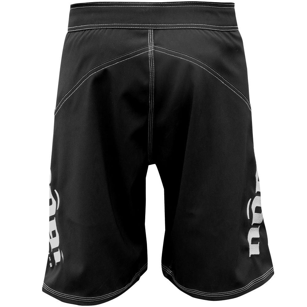 Phantom 3.0 Fight Shorts - Black by Nogi Industries Made in the USA - Back View