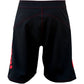 Phantom 3.0 Fight Shorts - Black and Crimson by Nogi Industries - MADE IN USA - Limited Edition
