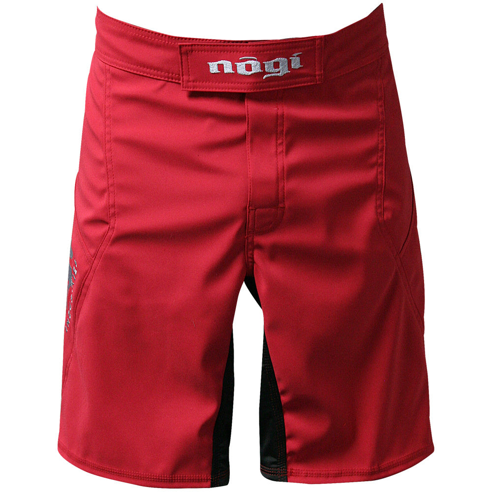 Phantom 3.0 Fight Shorts - Candy Apple Red by Nogi Industries - MADE IN USA - Limited Edition Left View