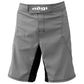 Phantom 3.0 Fight Shorts - Gray by Nogi Industries - MADE IN USA grappling shorts front view
