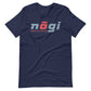 Nogi Industries camiseta unisex de manga corta con líneas azules
